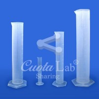 육각받침 플라스틱 실린더(PP Graduated Cylinders, Hexagonal base molded scale)